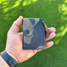 Load image into Gallery viewer, The Moab Minimalist Wallet Woodland/Black - v2 Velcro