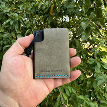 Load image into Gallery viewer, The Moab Minimalist Wallet Grey/Black v1