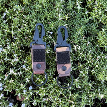 Load image into Gallery viewer, RE EDC Keychain Woodland/Black Hardware
